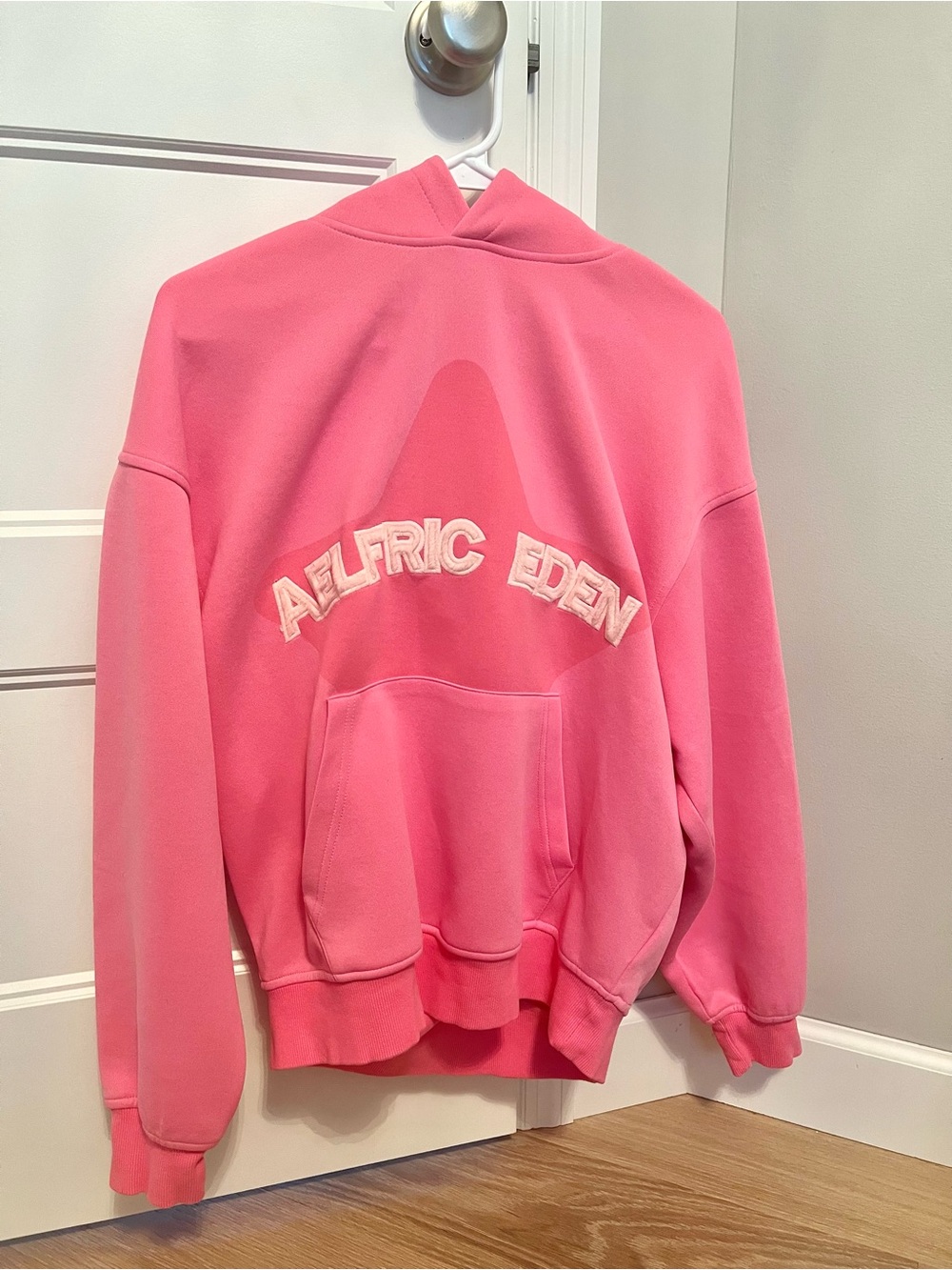 Aelfric Eden Hot Pink Logo Hooded Sweatshirt